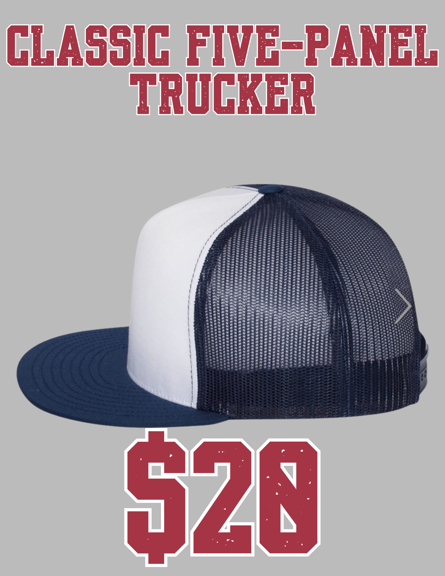 Classic Five-Panel Trucker Hat