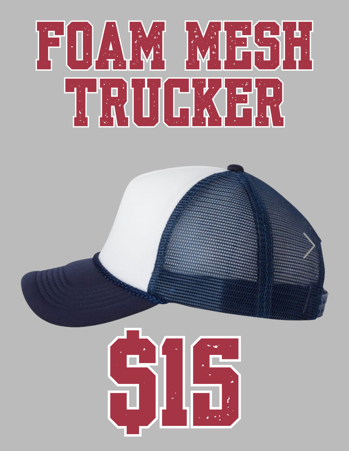 Foam Mesh Trucker Hat