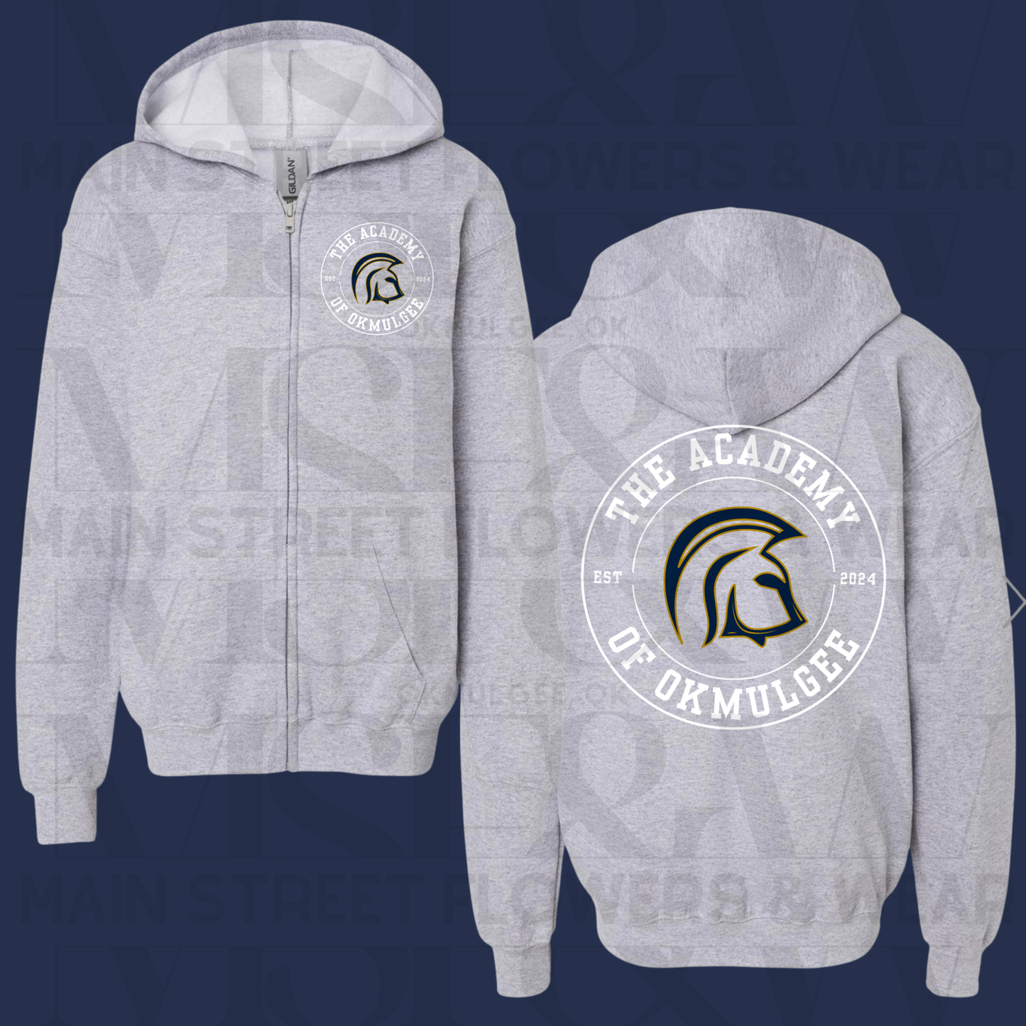 Academy Seal Full Zip Hoodie