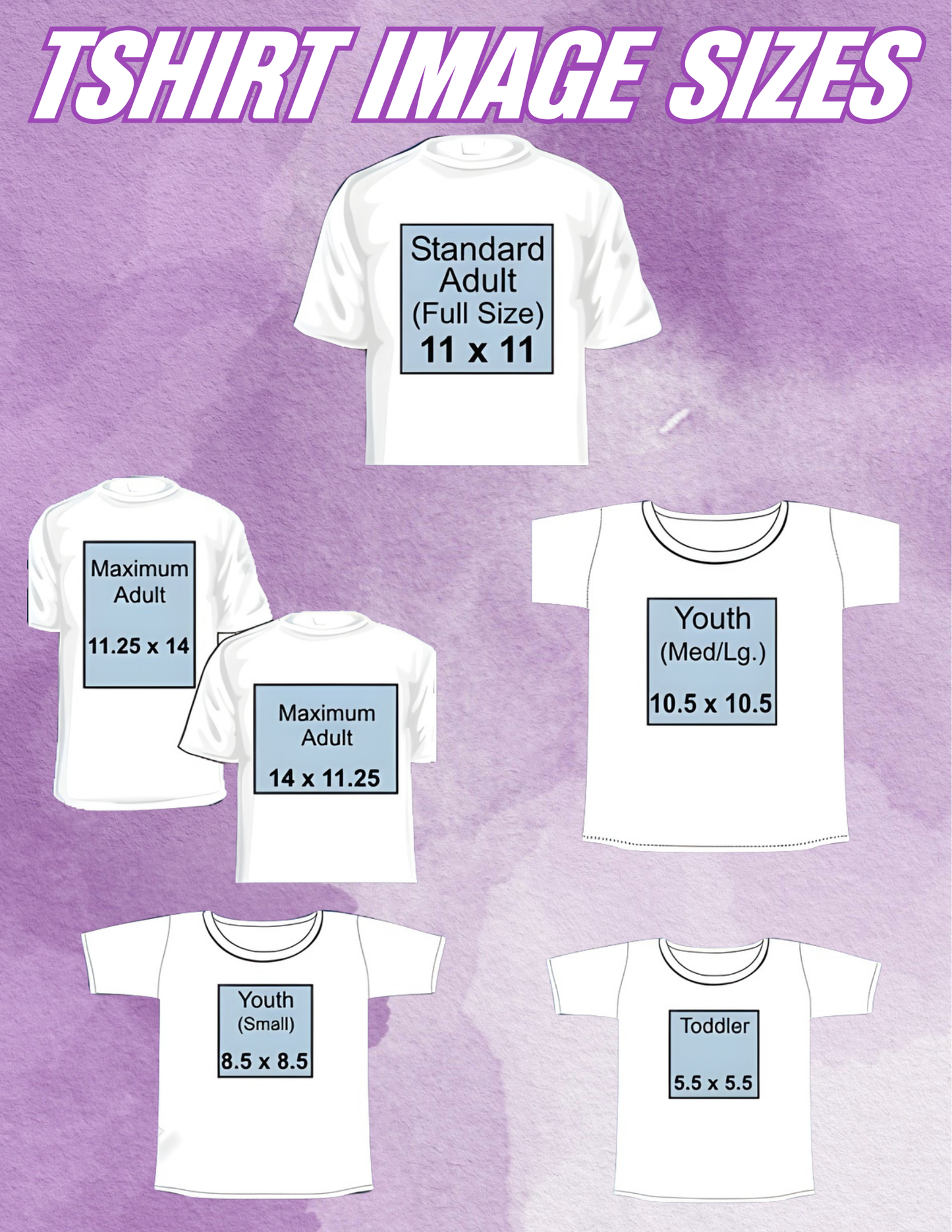Custom T-Shirt - Youth & Adult (Front & Back Image)