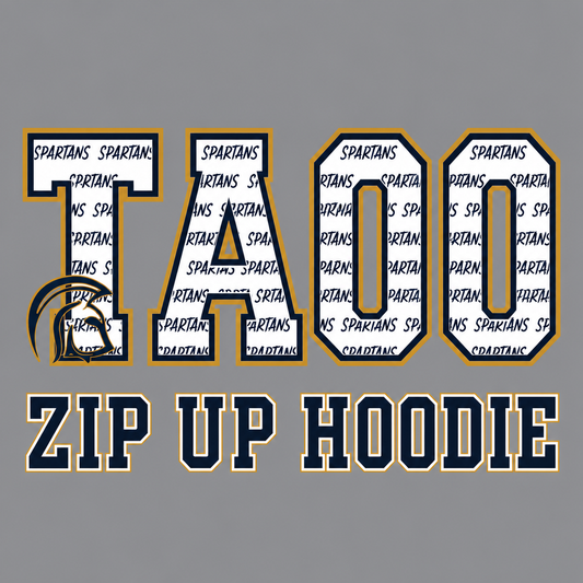 TAOO Outline Full Zip Hoodie