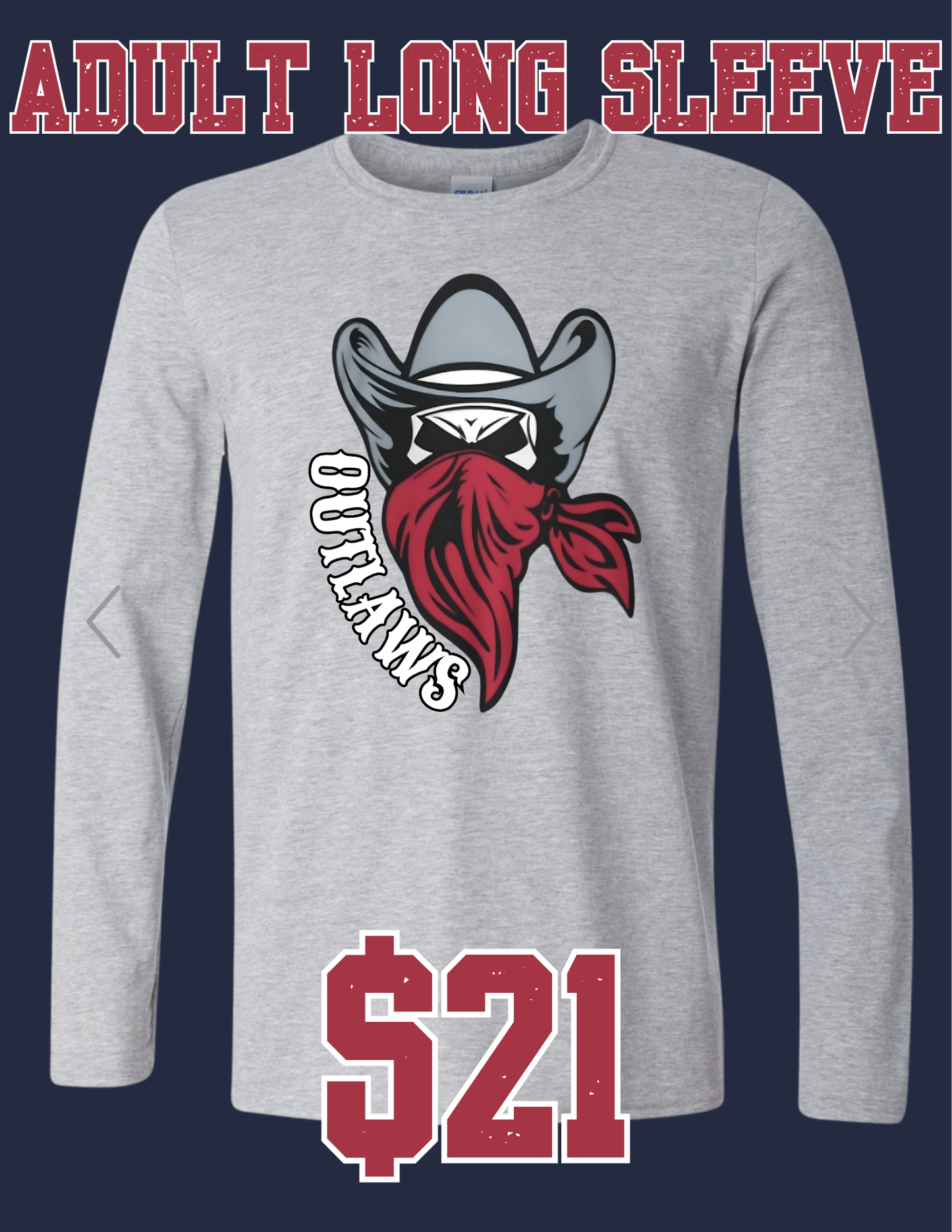 Outlaws Classic Spirit Wear